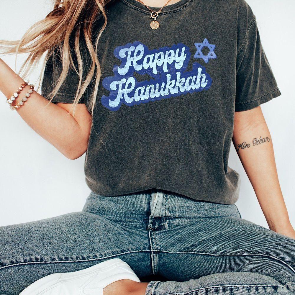 Retro Hanukkah 9 Vuitino Shirt